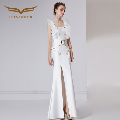 Vestidos blancos largos elegantes