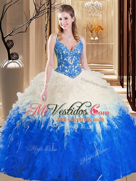 Vestidos de quinceañera azul