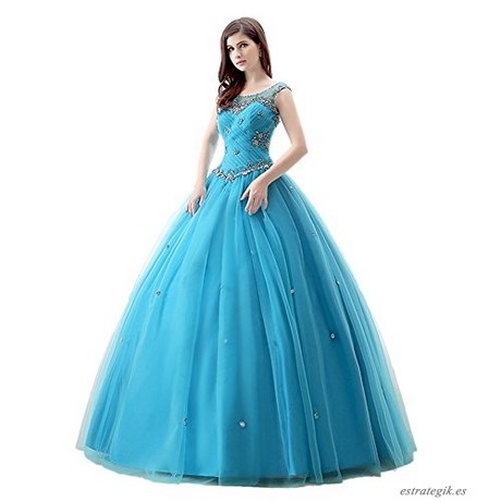 Vestidos de quinceañera en azul