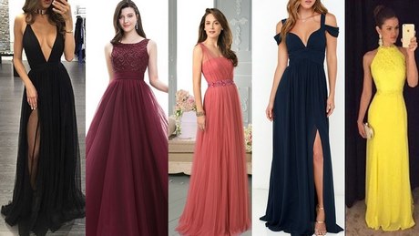 Vestidos elegantes para colacion