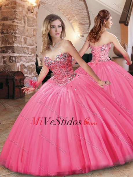 Vestido 15 rosa