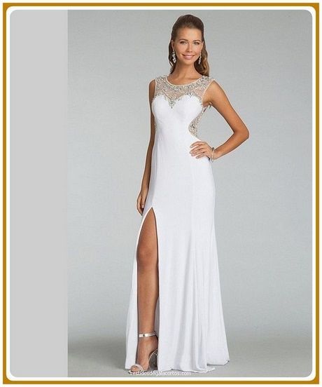 Vestido blanco gala