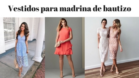 Vestido madrina bautizo