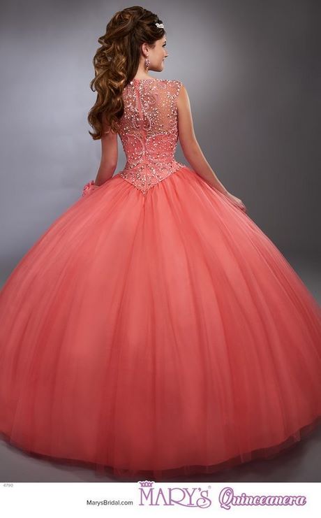 Vestidos de 15 años coral