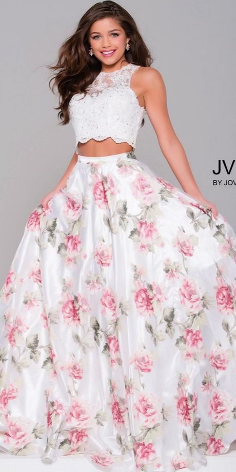 Vestidos de xv años de dos piezas