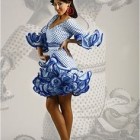 Vestido flamenca corto