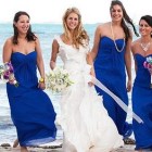 Vestidos para damas de honor color azul