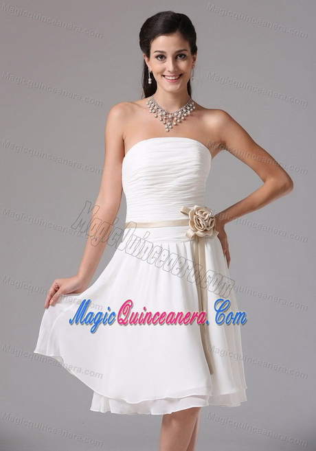 White dama dresses