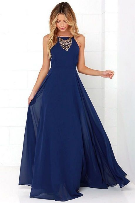 Vestidos largos elegantes y sencillos - Estilo y Belleza